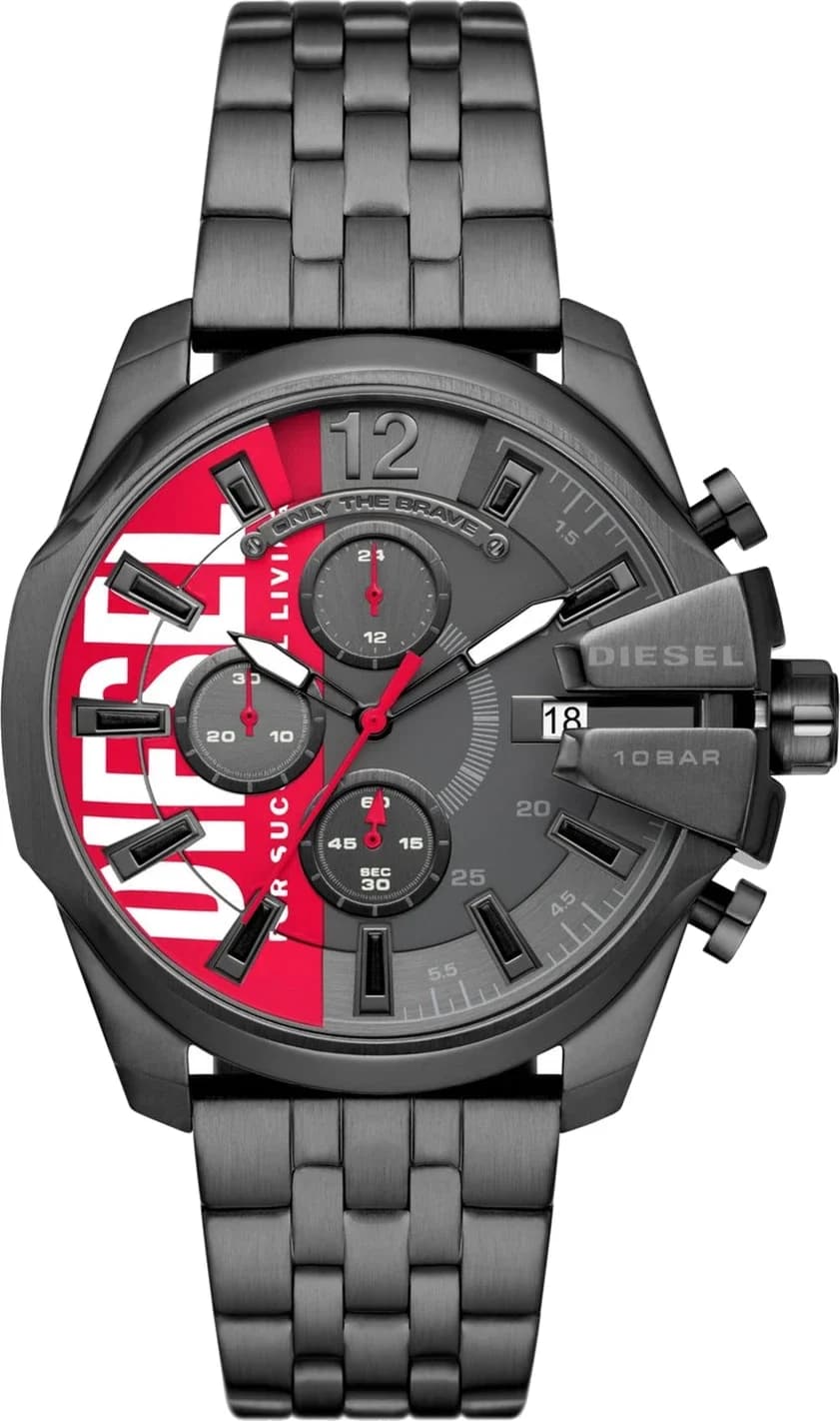 Montre Diesel Baby Chief DZ4600 Homme en Acier Inoxydable Gris