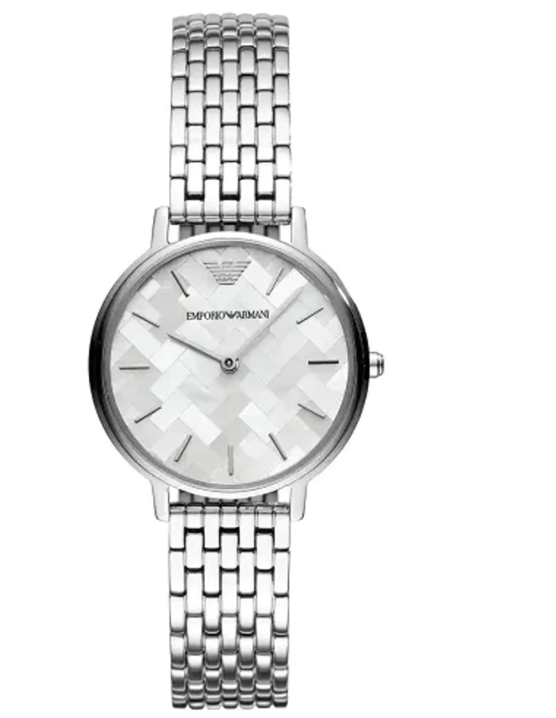 Montre Femme Emporio Armani AR11112 Kappa - Cadran Nacre & Bracelet Acier Argent
