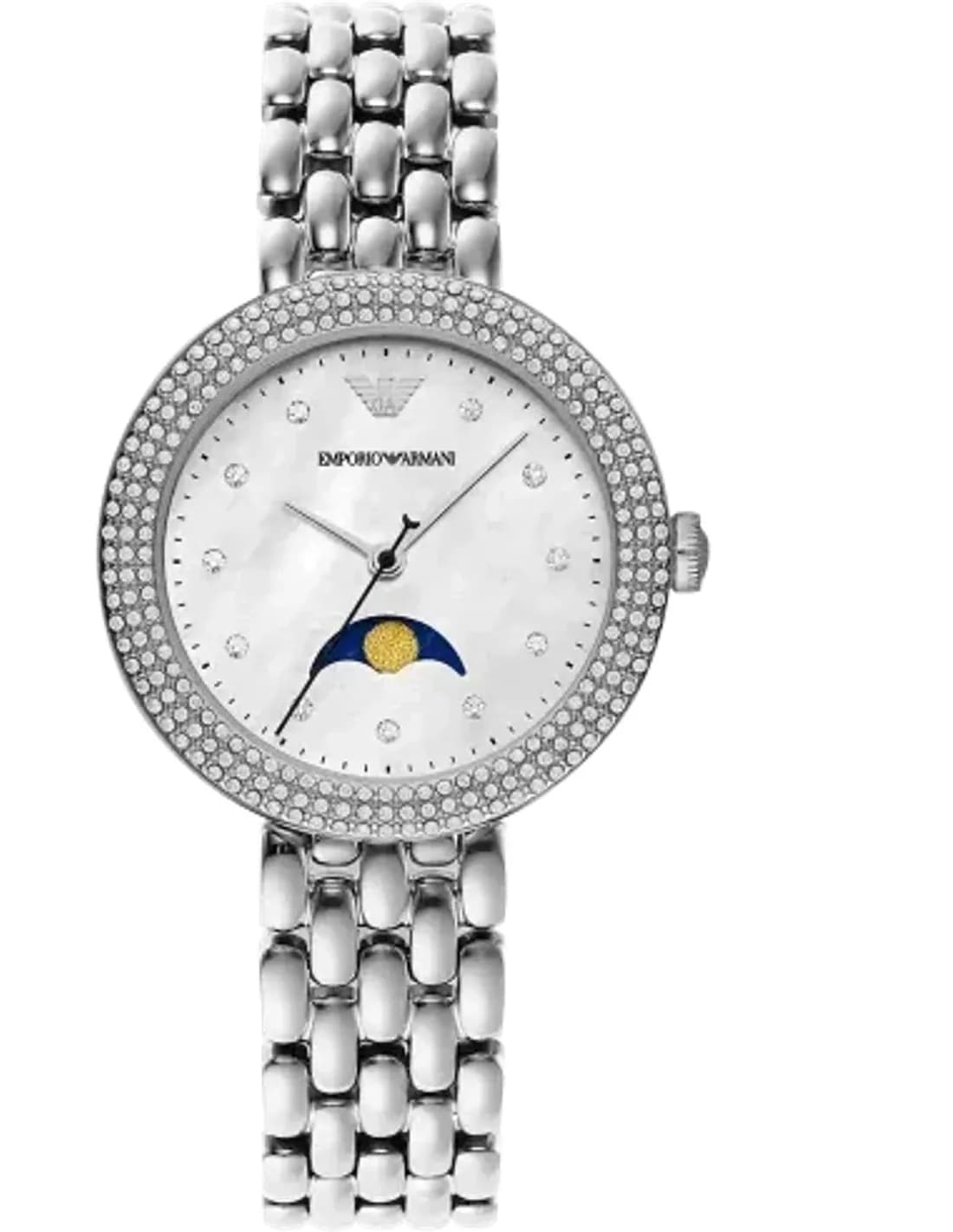 Montre Femme Emporio Armani AR11461 en Acier Argenté et Cadran Nacre