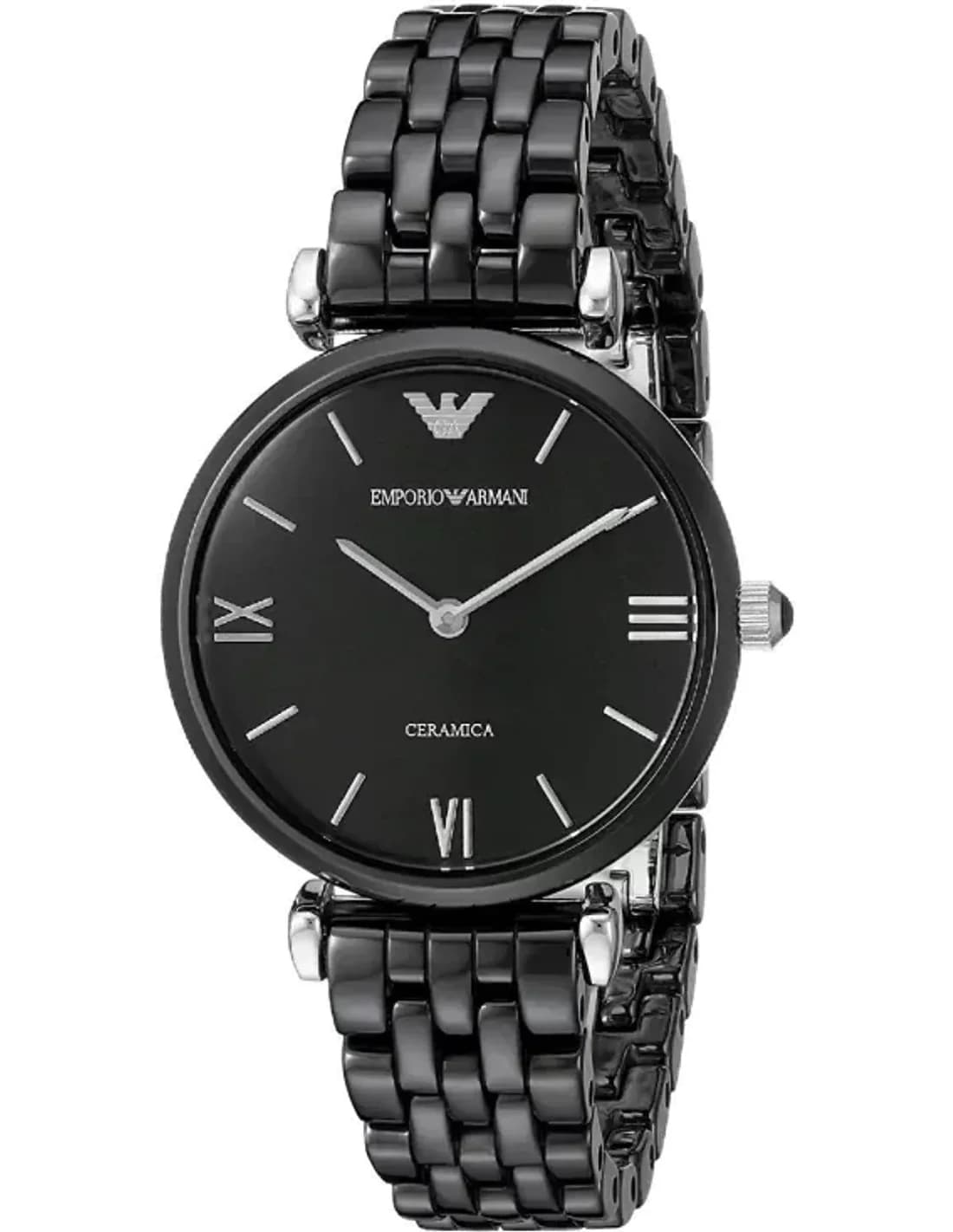 Montre-bracelet Emporio Armani AR1487 pour Femme en Céramique Noire