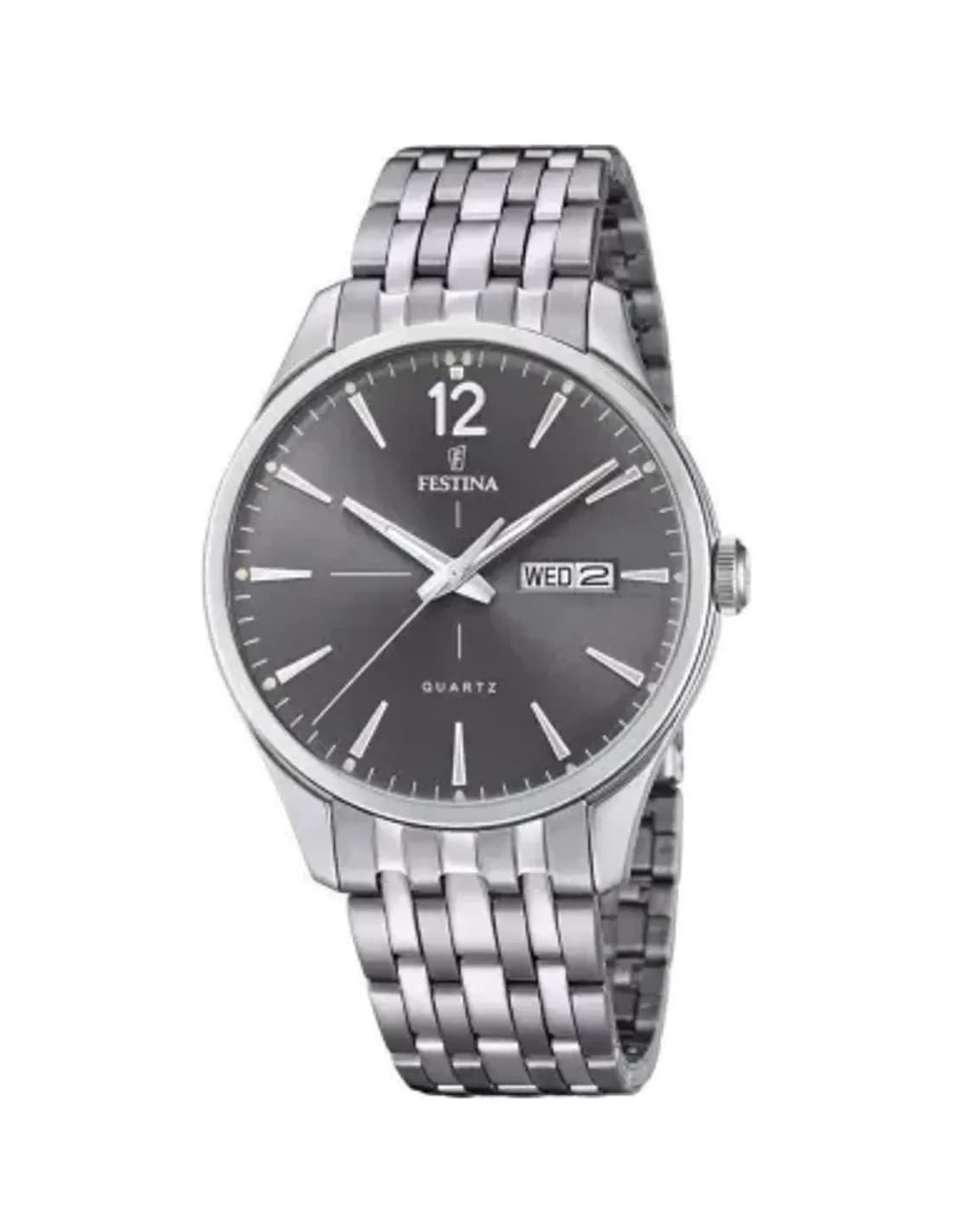 Montre Homme Festina F20204/2 en Acier Inoxydable Argenté