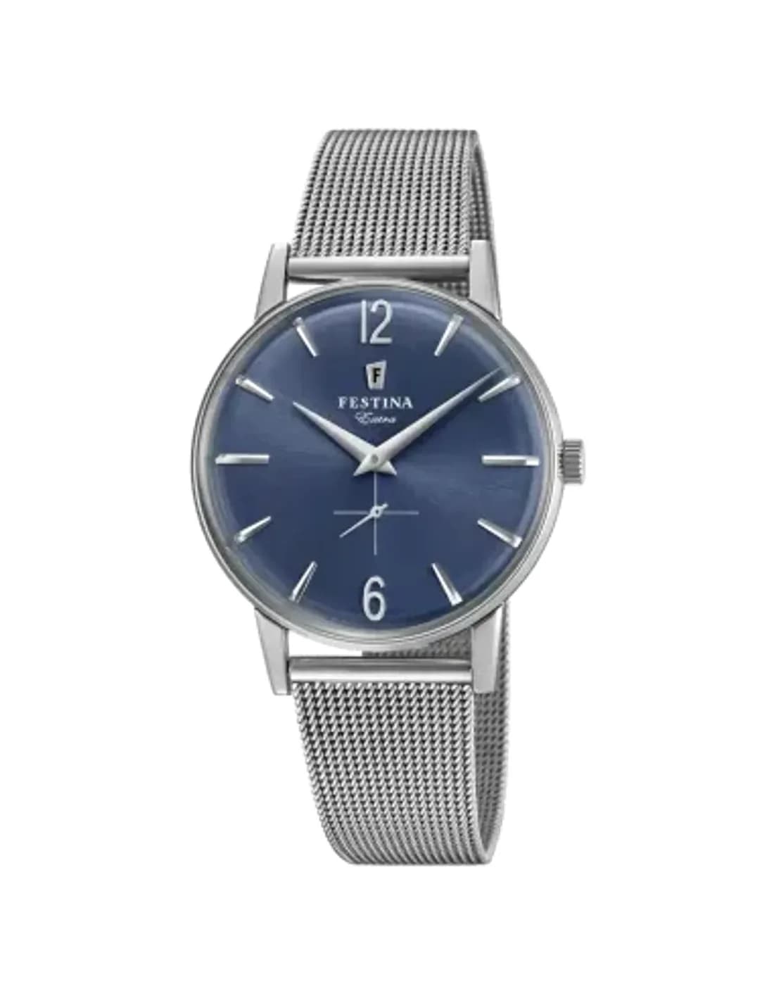 Montre Homme Festina F20252/3 Cadran Bleu Acier Inoxydable Argenté