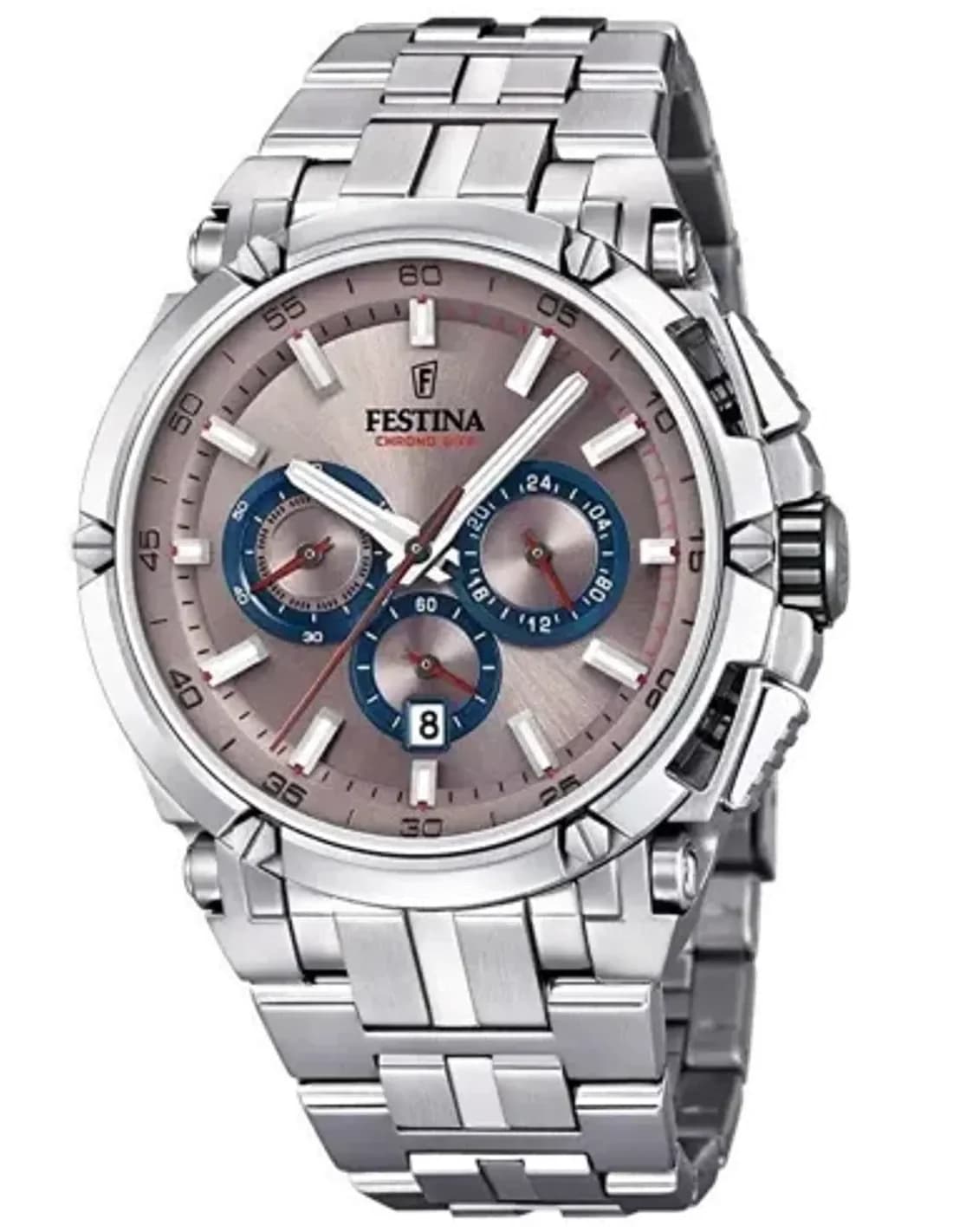 Montre Homme Festina Chrono Bike F20327/5 - Cadran Gris, Bracelet Acier