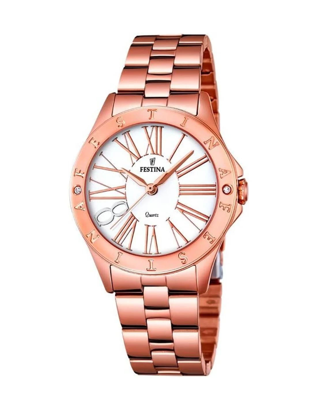 Montre Festina F16926/1 Boyfriend Or Rose pour Femme