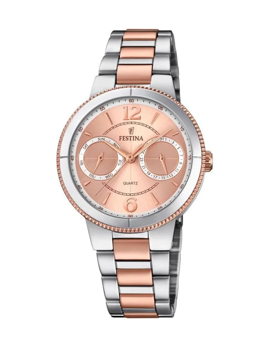 Montre Festina F20207/2 Femme en Acier Or Rose - Cadran 35mm