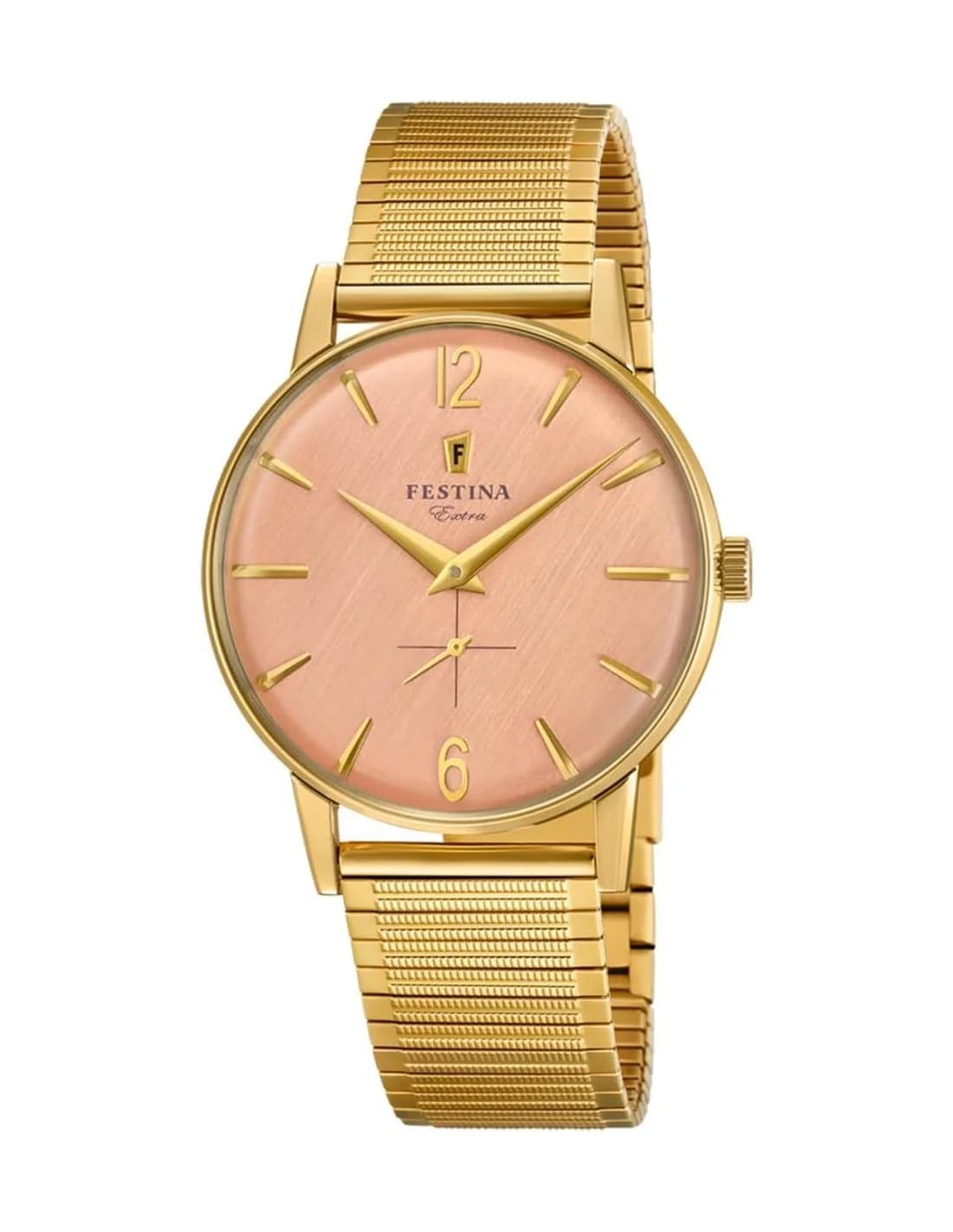 Montre Homme Festina F20251/3 Extra - Boîtier et Bracelet Acier Doré