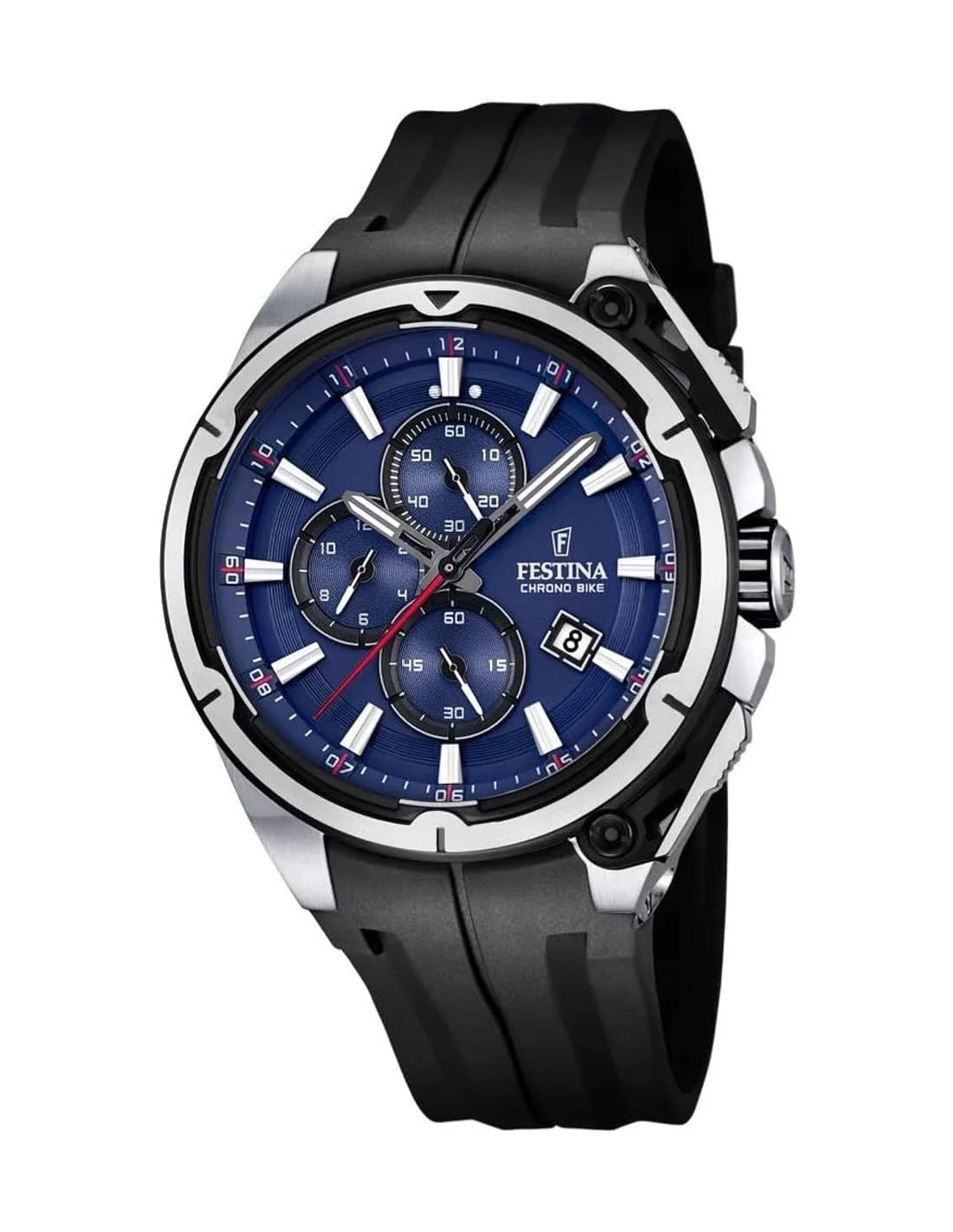 Montre Homme Festina Chrono Bike F16882/2 Cadran Bleu Bracelet Noir