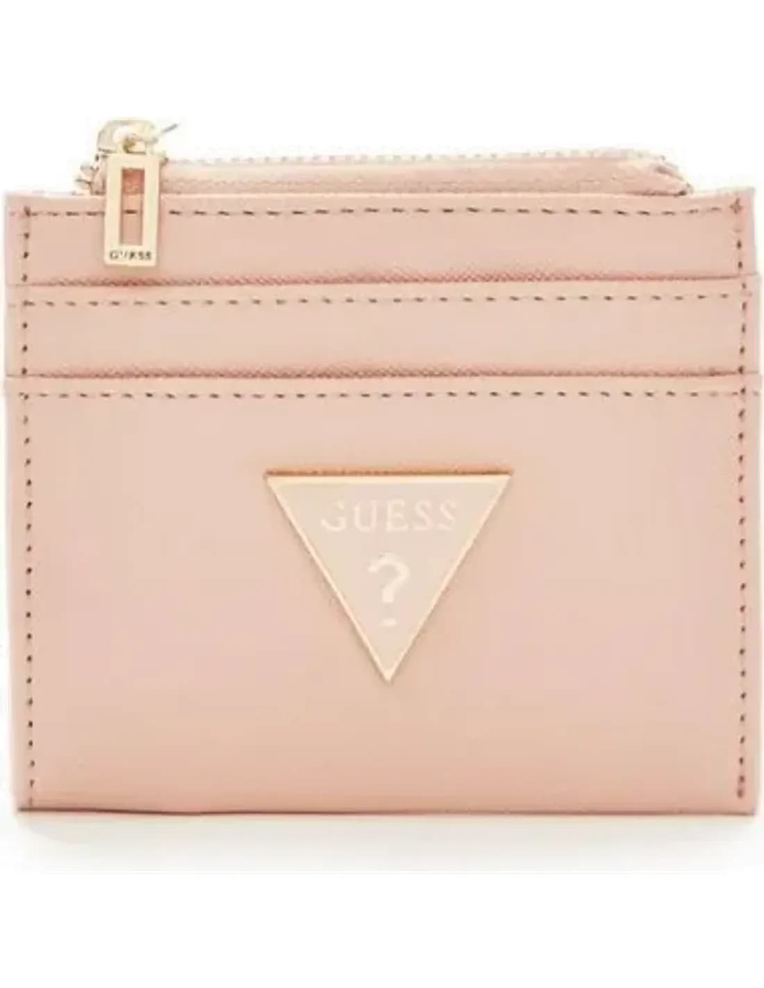 Portefeuille compact Guess 15GF-148-BLUSH beige pour femme