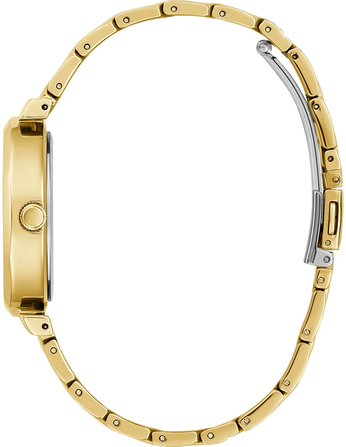 Zoom sur le cadran or du Guess GW0613L2
