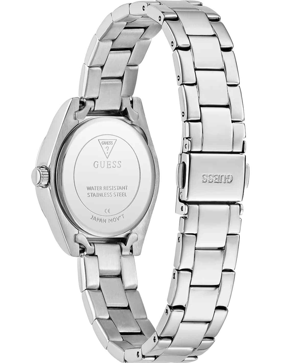 Zoom sur le cadran rose du Guess GW0841L4