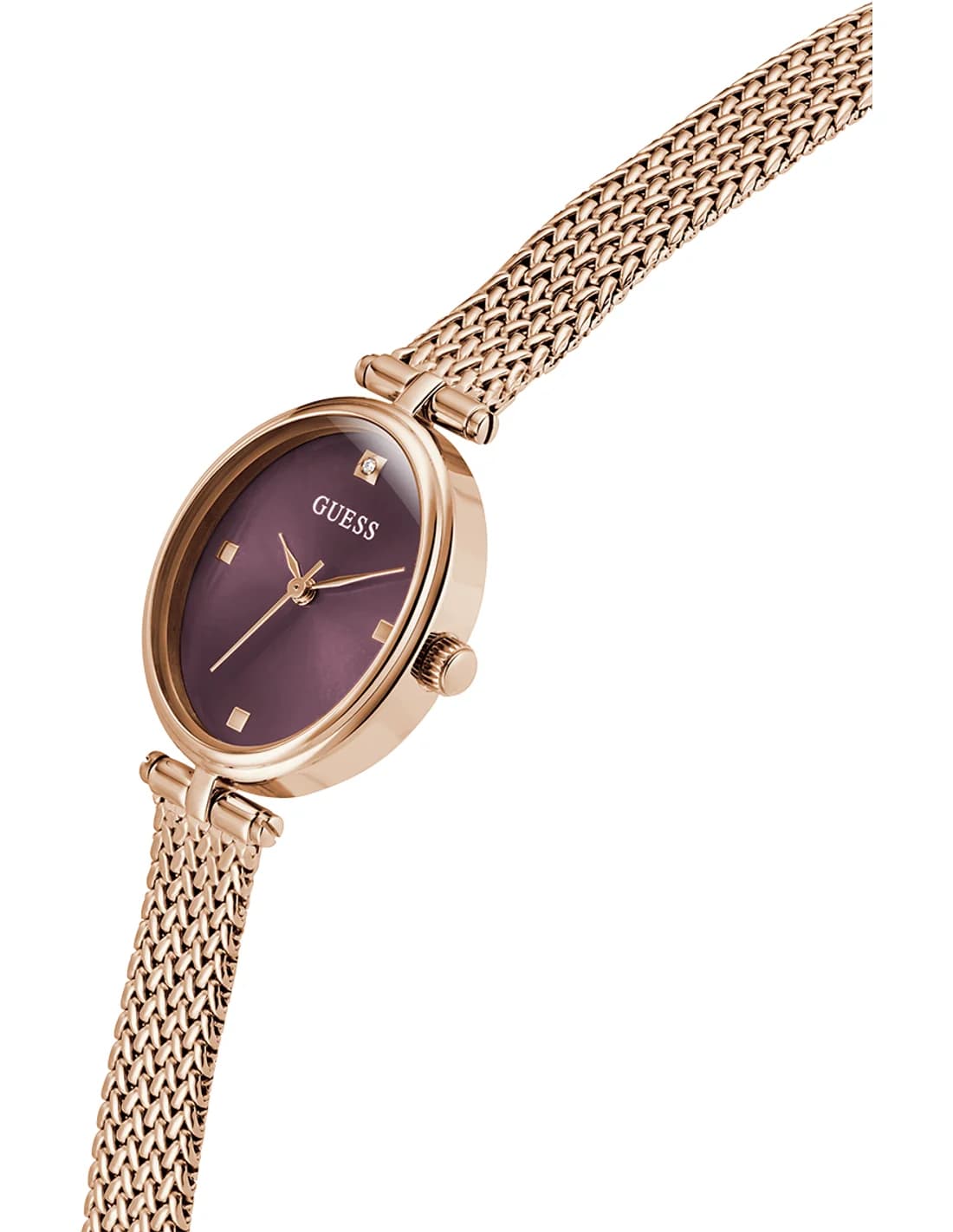 Le garde-temps Guess GW0935L3 vu de profil