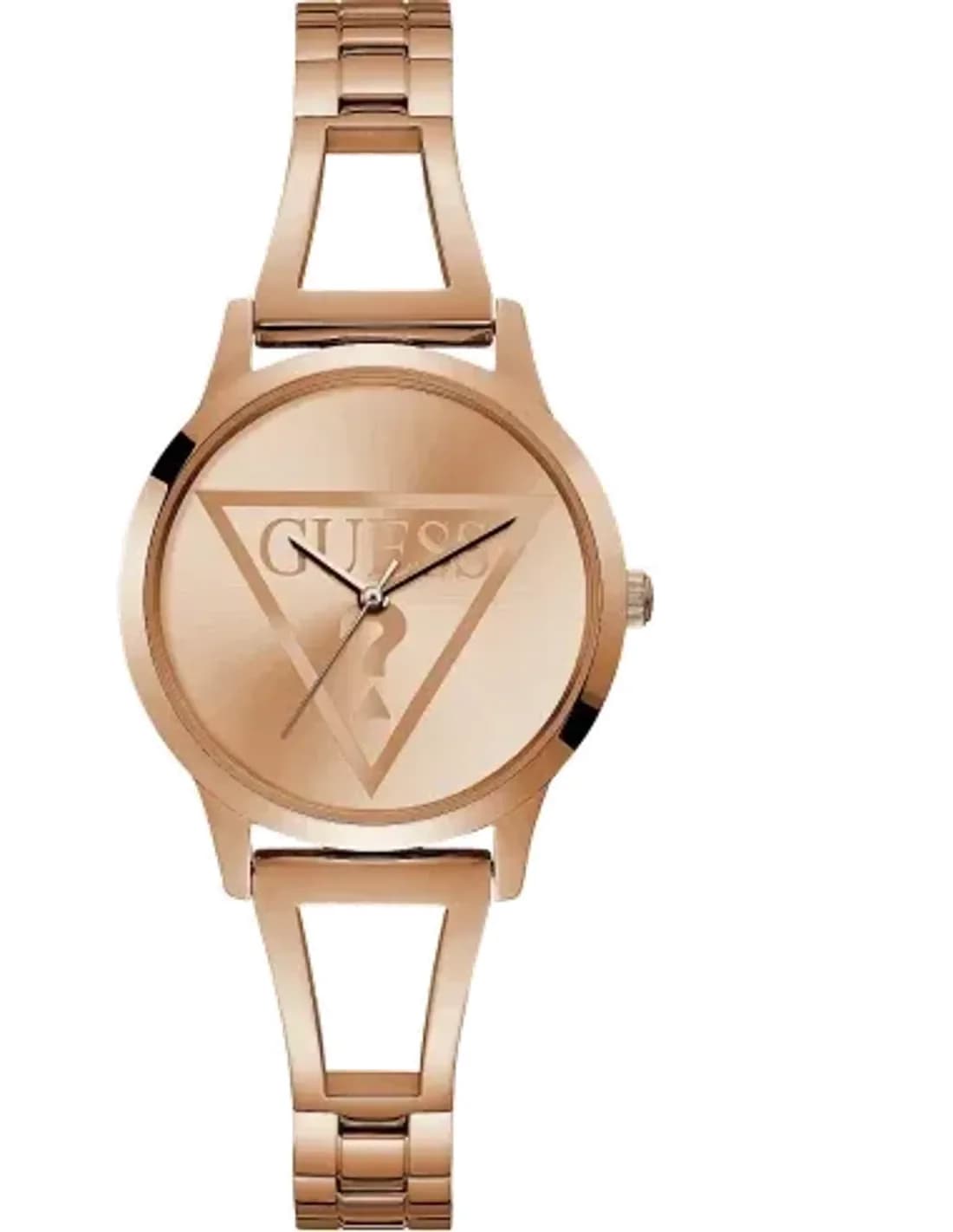 Montre Femme Guess Lola W1145L4 en acier or rose, bracelet maillons