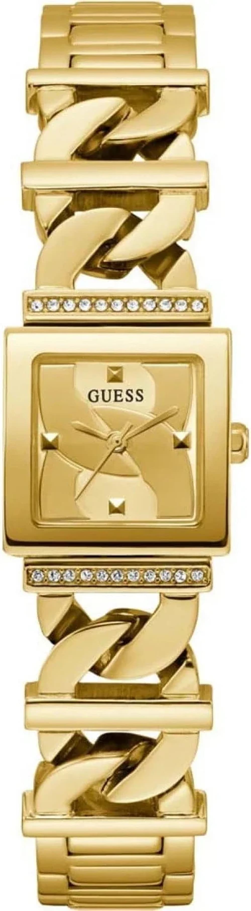 Montre Femme Guess Runaway GW0603L2 en Acier Doré à Cadran Carré