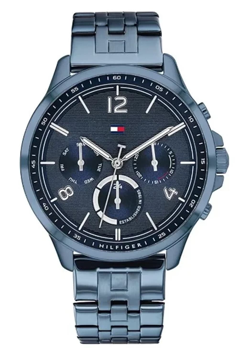Montre Tommy Hilfiger 1782227 pour Femme, Cadran et Bracelet Acier Bleu