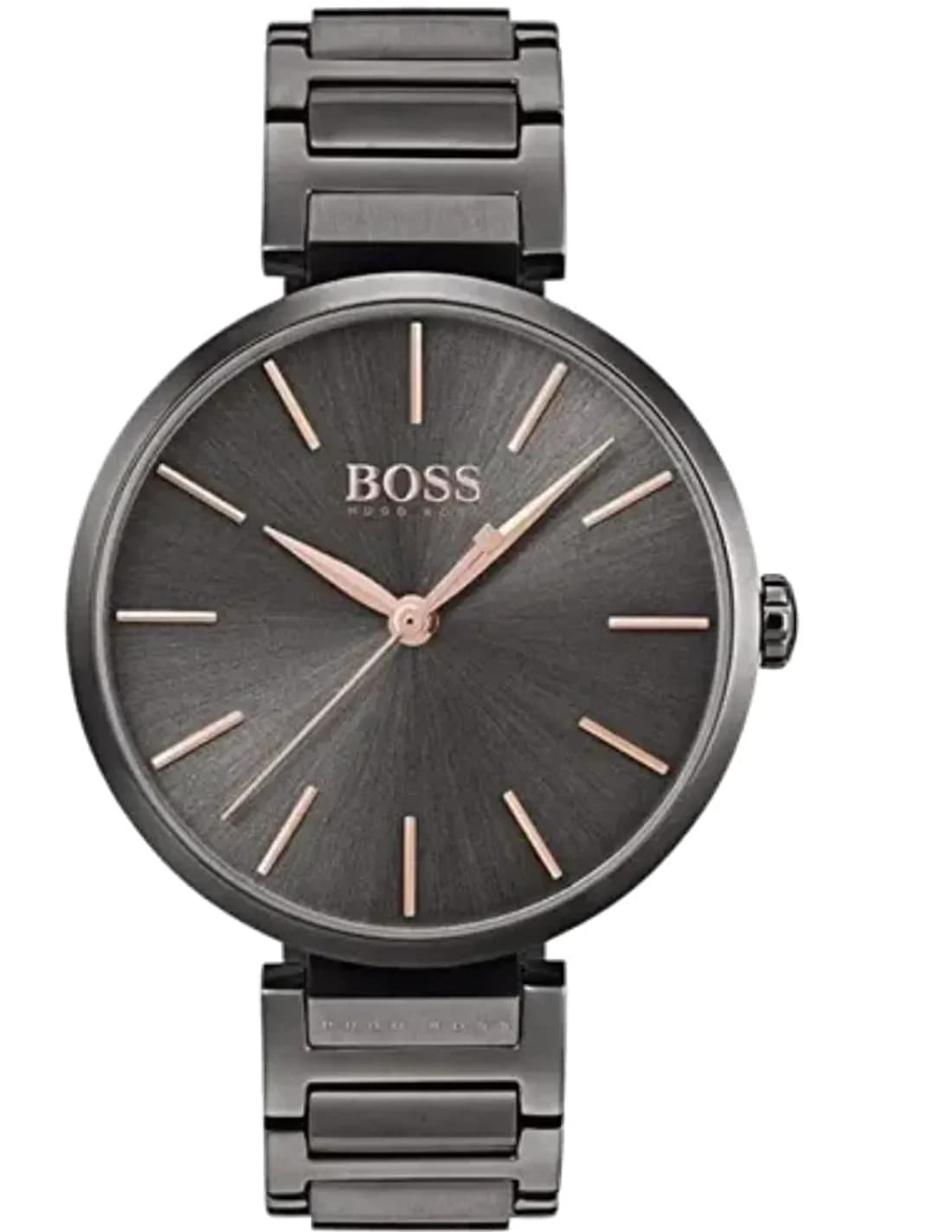 Montre Femme Hugo Boss Allusion 1502416 en Acier Anthracite