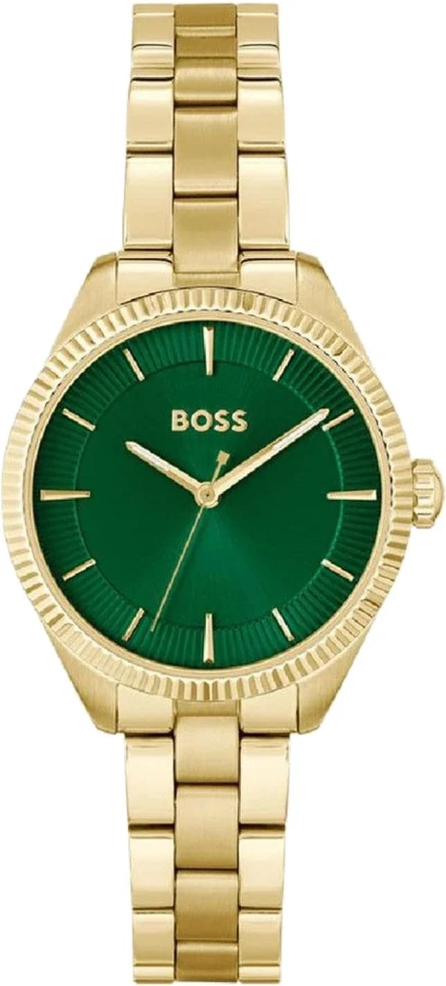 Montre Femme Hugo Boss Sage 1502729 cadran vert bracelet acier