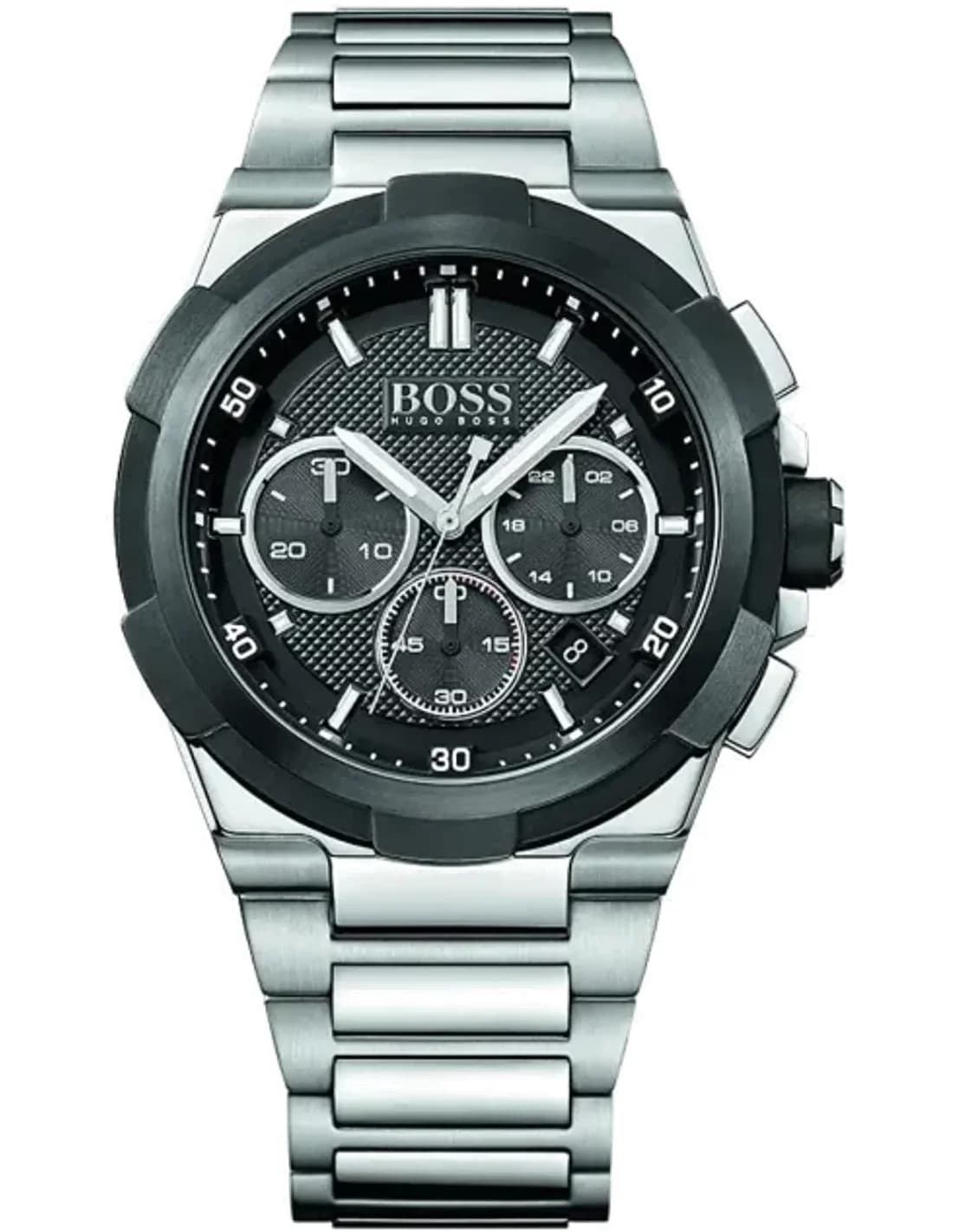 Montre Homme Hugo Boss Supernova 1513359 Acier Inoxydable Argent Cadran Noir