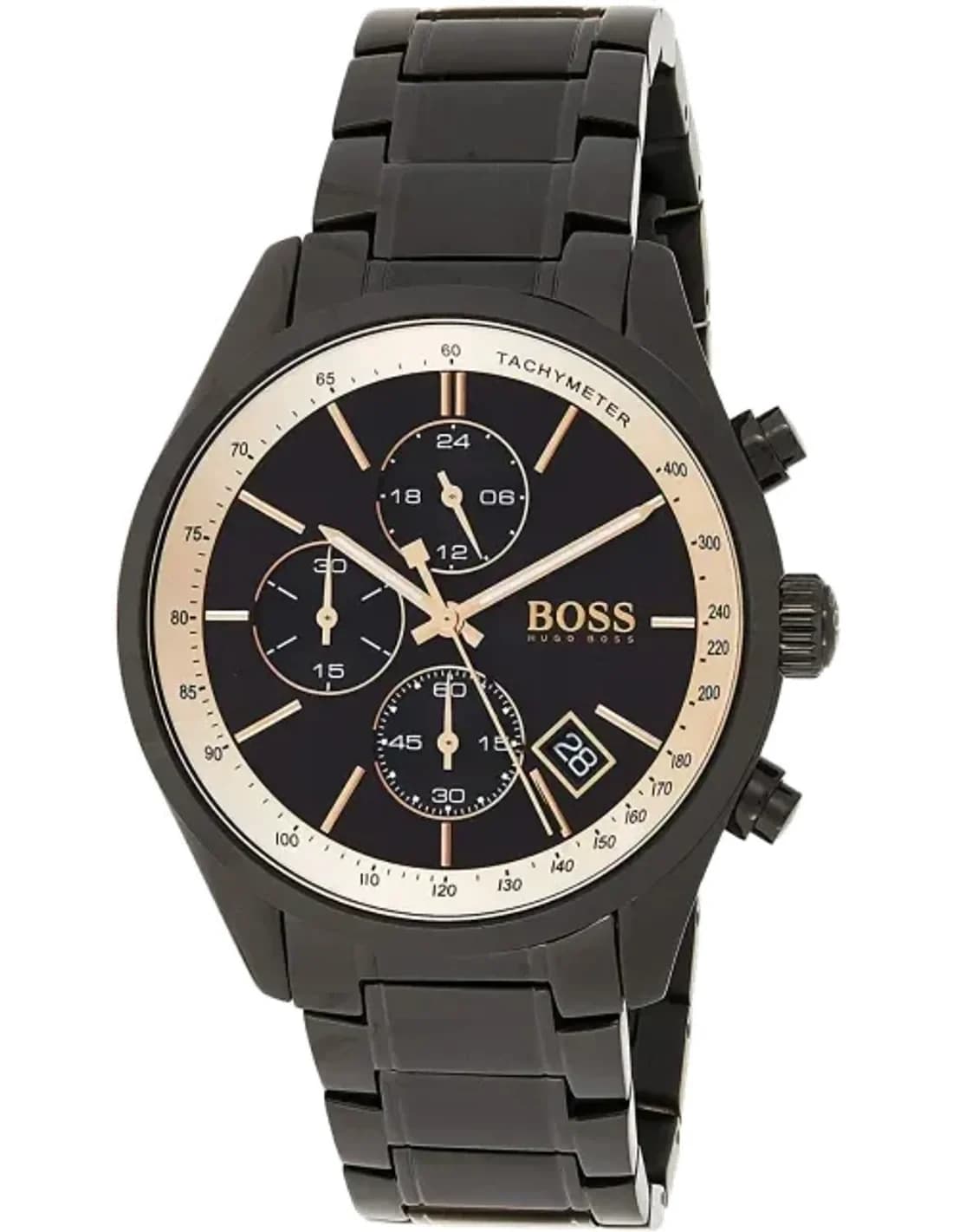 Montre Homme Hugo Boss Grand Prix 1513578 Chronographe Noir