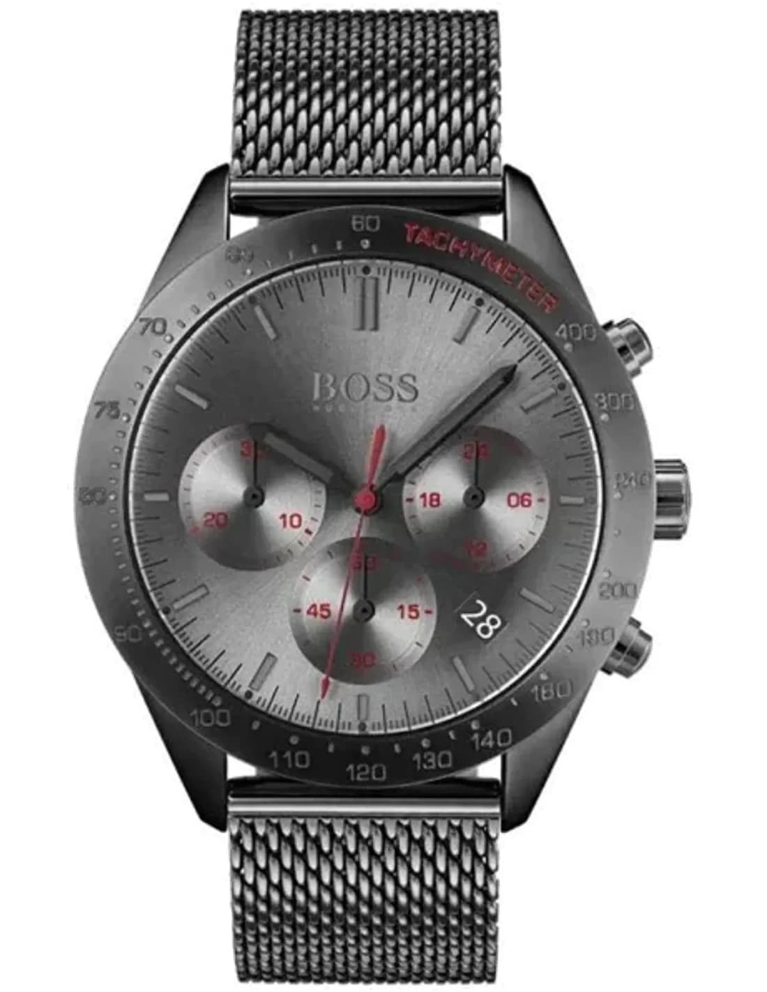 Montre Homme Hugo Boss 1513637 Chronographe Acier Gris Anthracite