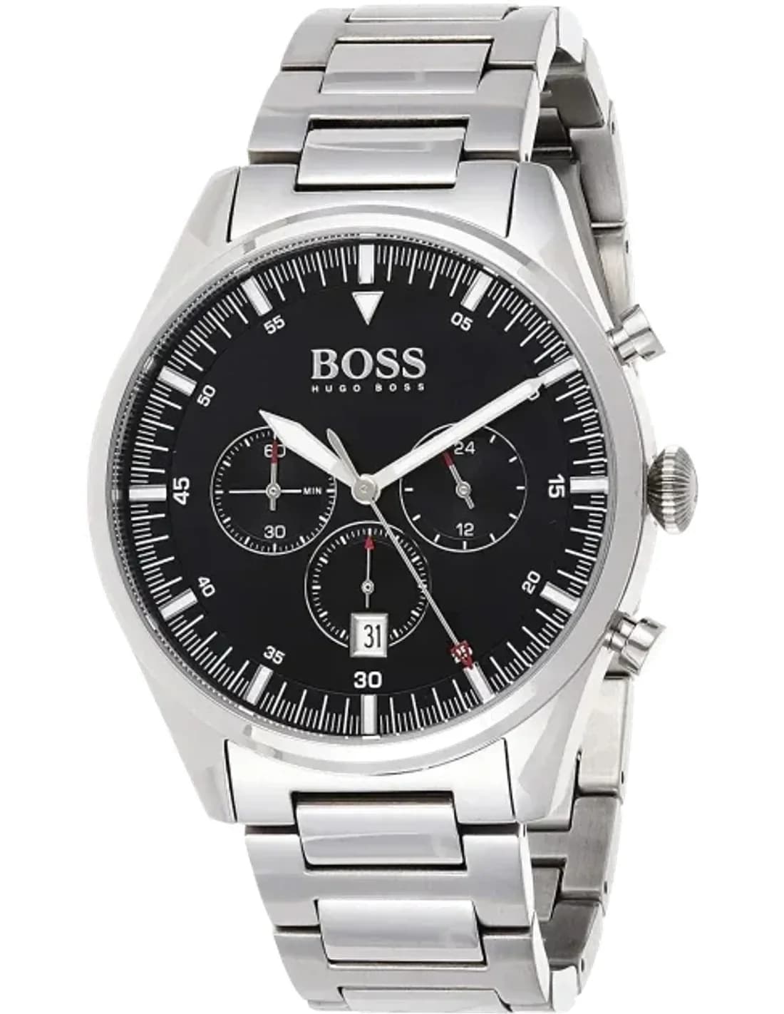 Montre Homme Hugo Boss 1513712 Chronographe Acier Inoxydable Cadran Noir