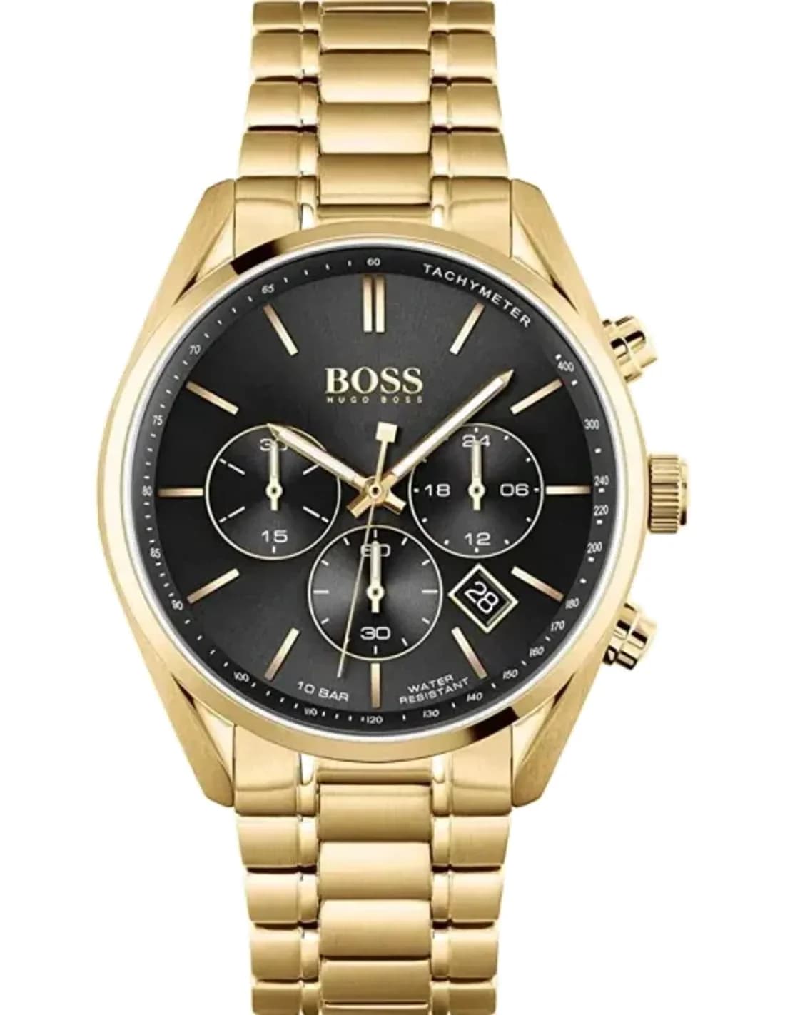 Montre Homme Hugo Boss Champion 1513848 en acier doré jaune