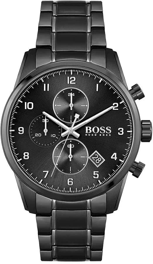 Montre Homme Hugo Boss Skymaster 1513785 chronographe noir
