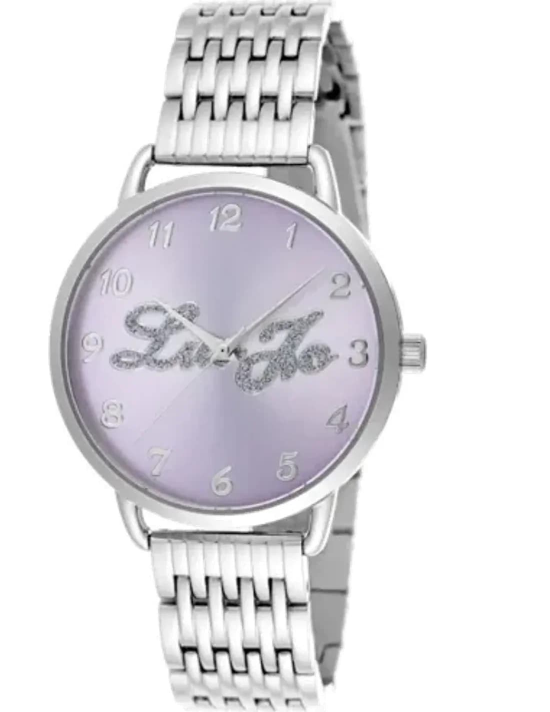 Montre Femme Liu Jo Luxury Isabel TLJ1025, Cadran Violet et Bracelet Argent
