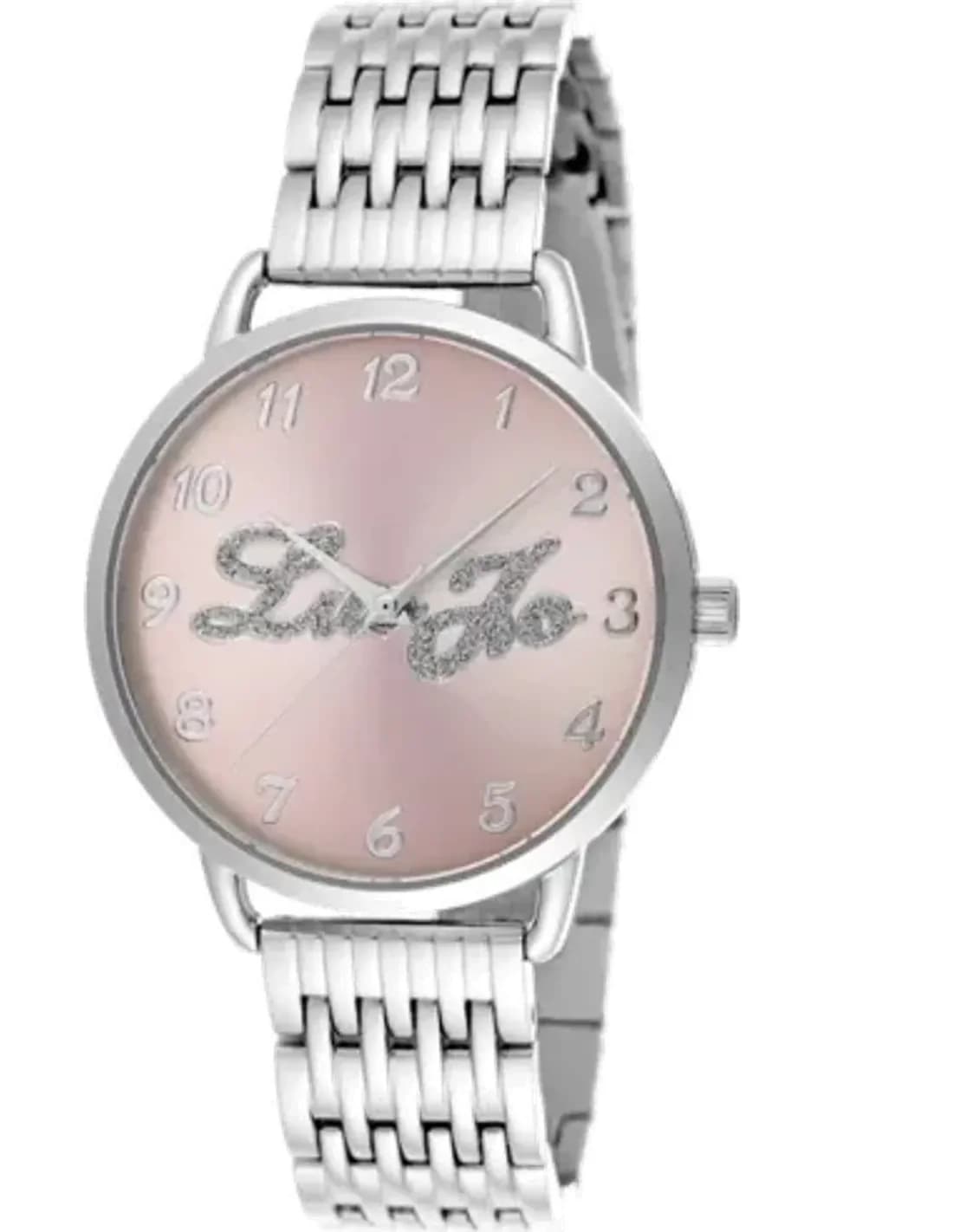 Montre Femme Liu Jo Luxury Isabel TLJ1031 en Acier Argent et Cadran Fuchsia