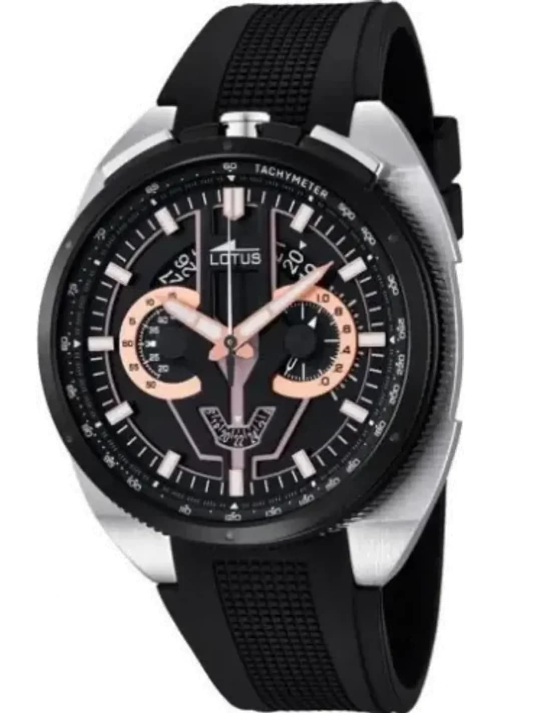 Montre Homme Lotus Chrono L10128/4 en Silicone Noir