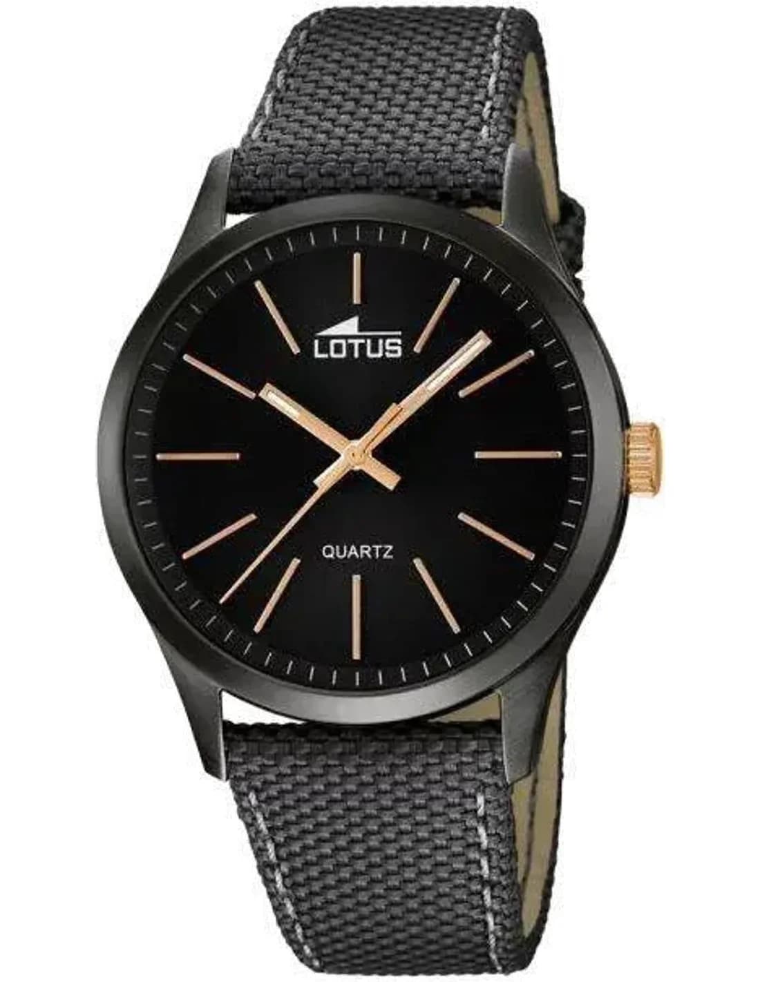 Montre Lotus Smart Casual L18165/2 pour Homme, Boîtier et Bracelet Noir