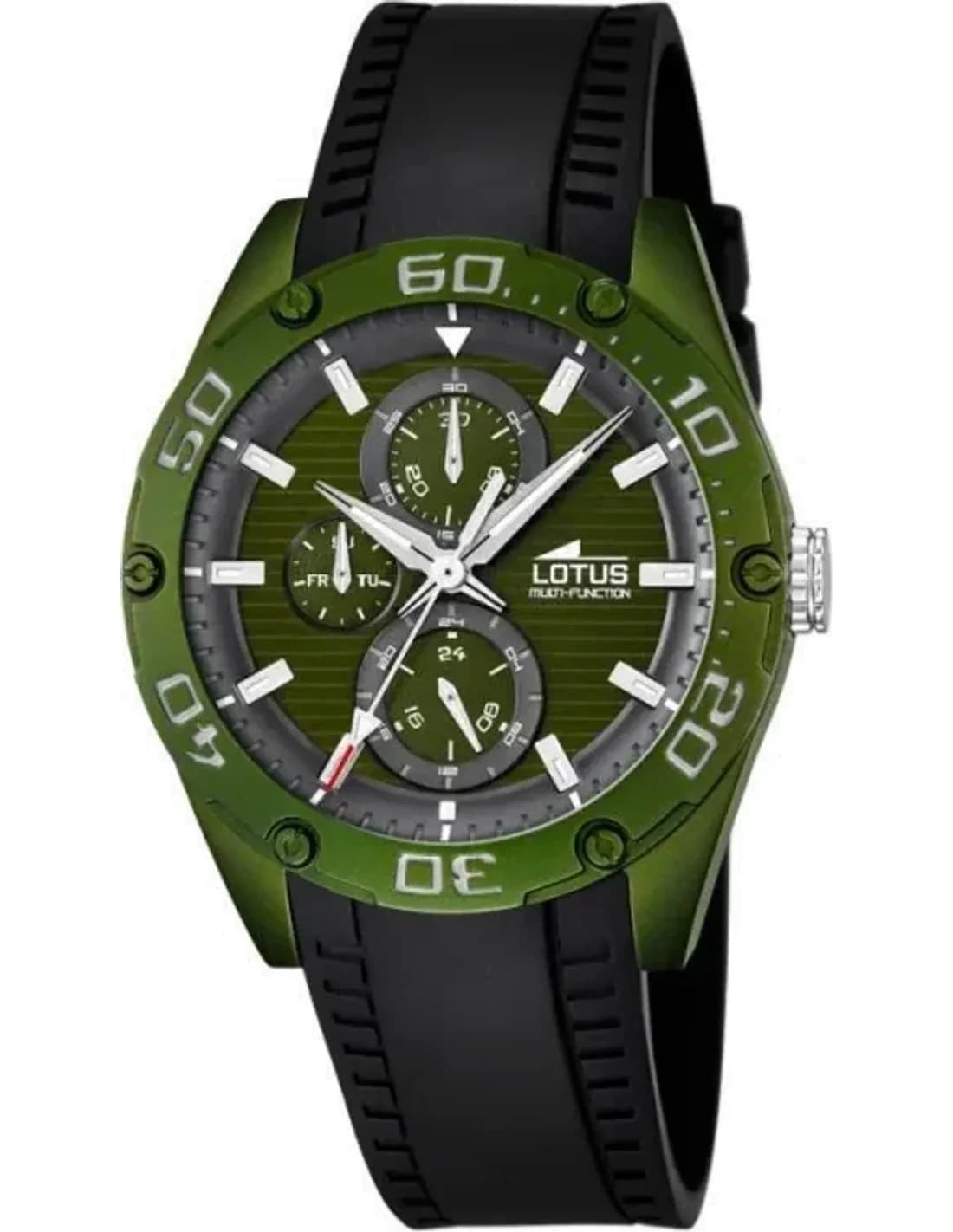 Montre Homme Lotus L18183/2 Cadran Noir Boîtier Vert