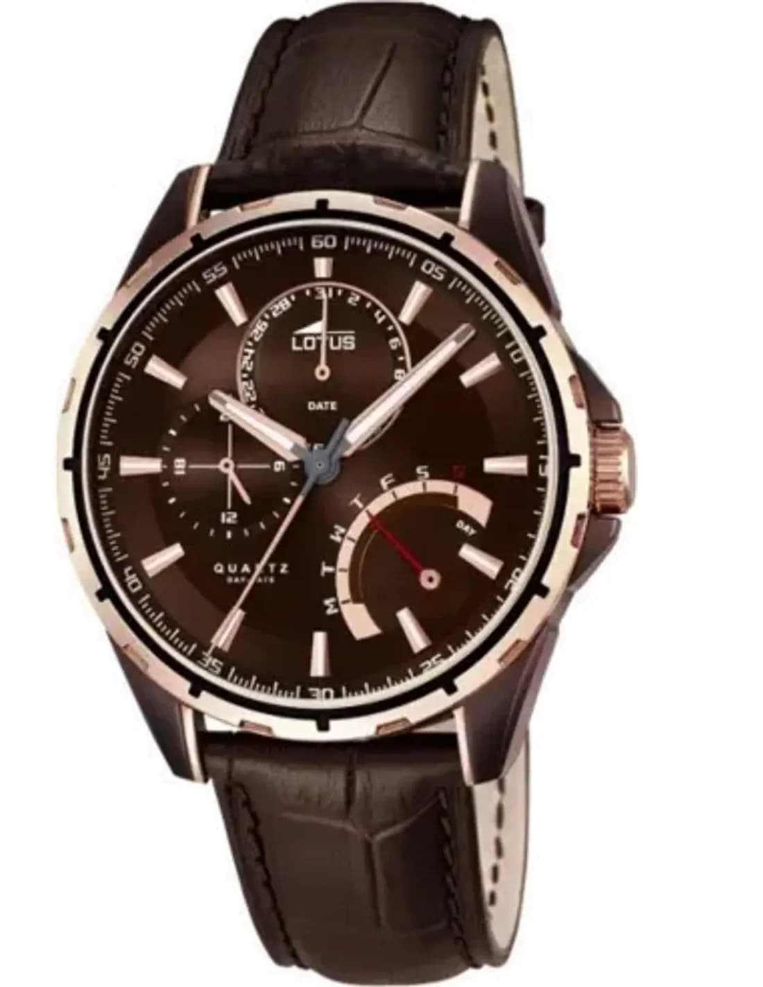 Montre Homme Lotus Smart Casual L18211/1 Cadran Marron Cuir