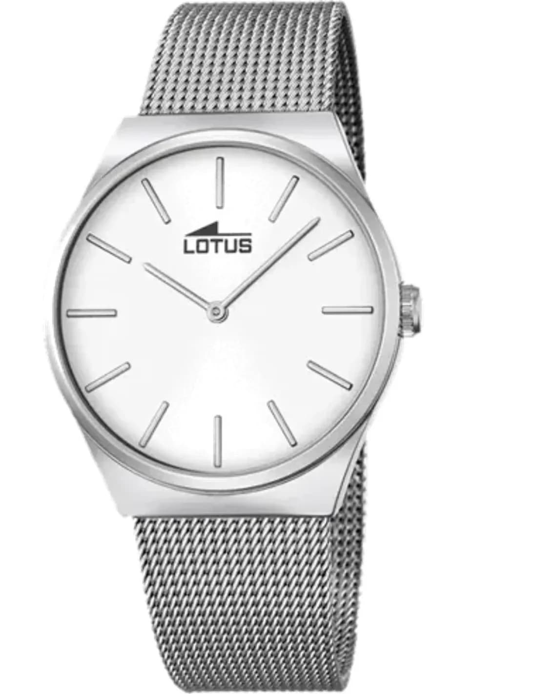 Montre Homme Lotus L18285/1 en Acier Argenté