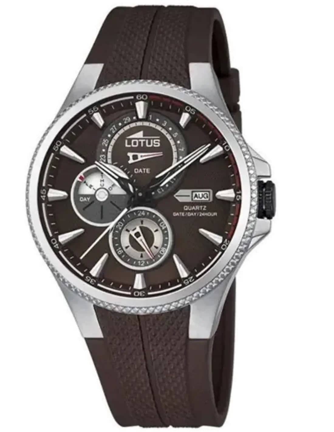 Montre Homme Lotus L18318/3 Cadran et Bracelet Marron Cuir