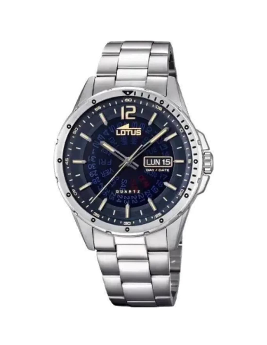 Montre Homme Lotus L18524/2 Cadran Bleu, Boîtier Acier et Bracelet Acier