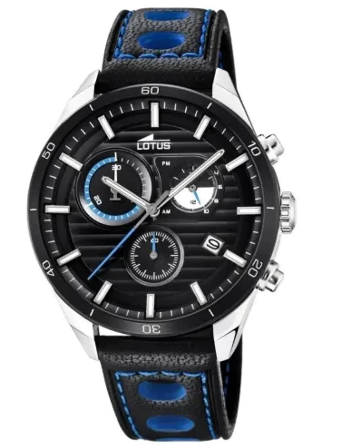 Montre Homme Lotus L18531/2 Cadran Noir Cuir Cuir