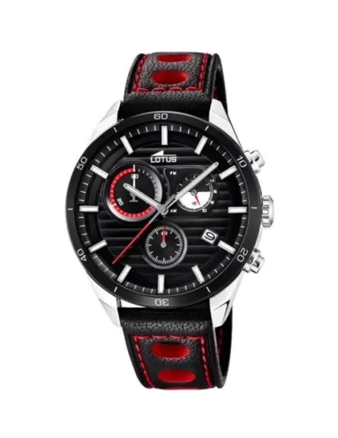 Montre Homme Lotus L18531/3 Chronographe Cuir Cadran Bleu