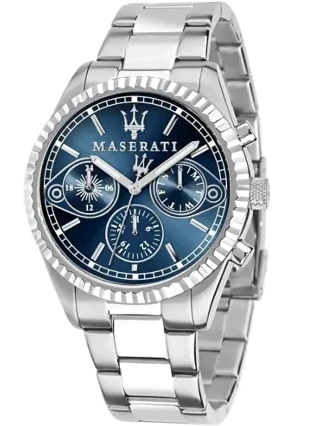 Montre Maserati Competizione R8853100013 acier bleu 42mm homme
