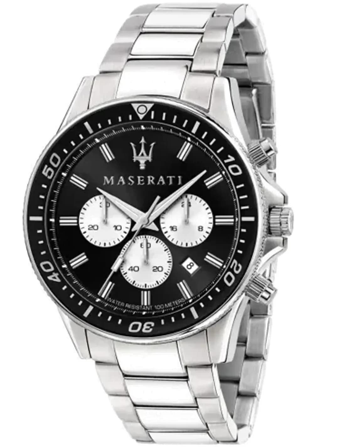 Maserati Sfida R8873640004 - Montre Homme Sport Acier Inoxydable Cadran Noir