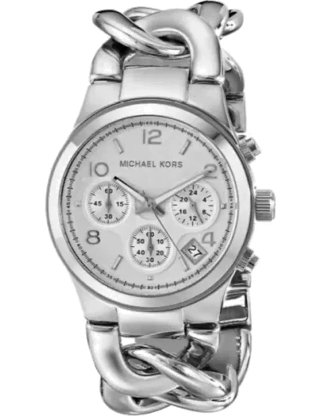 Montre Femme Michael Kors MK3149 Cadran Argent Bracelet Chaîne Acier Inoxydable