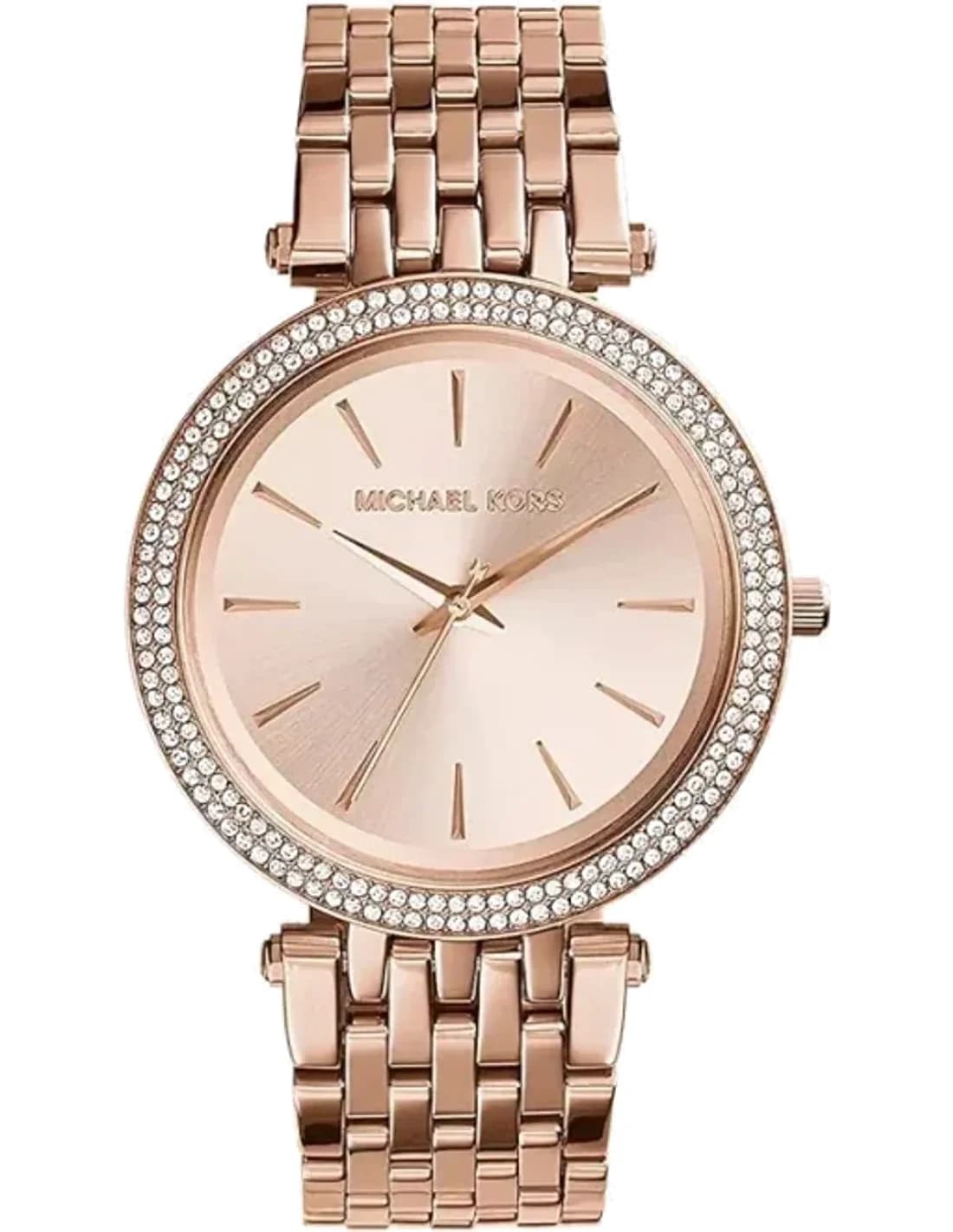 Montre Femme Michael Kors Darci MK3192 en Acier Or Rose à Cristaux