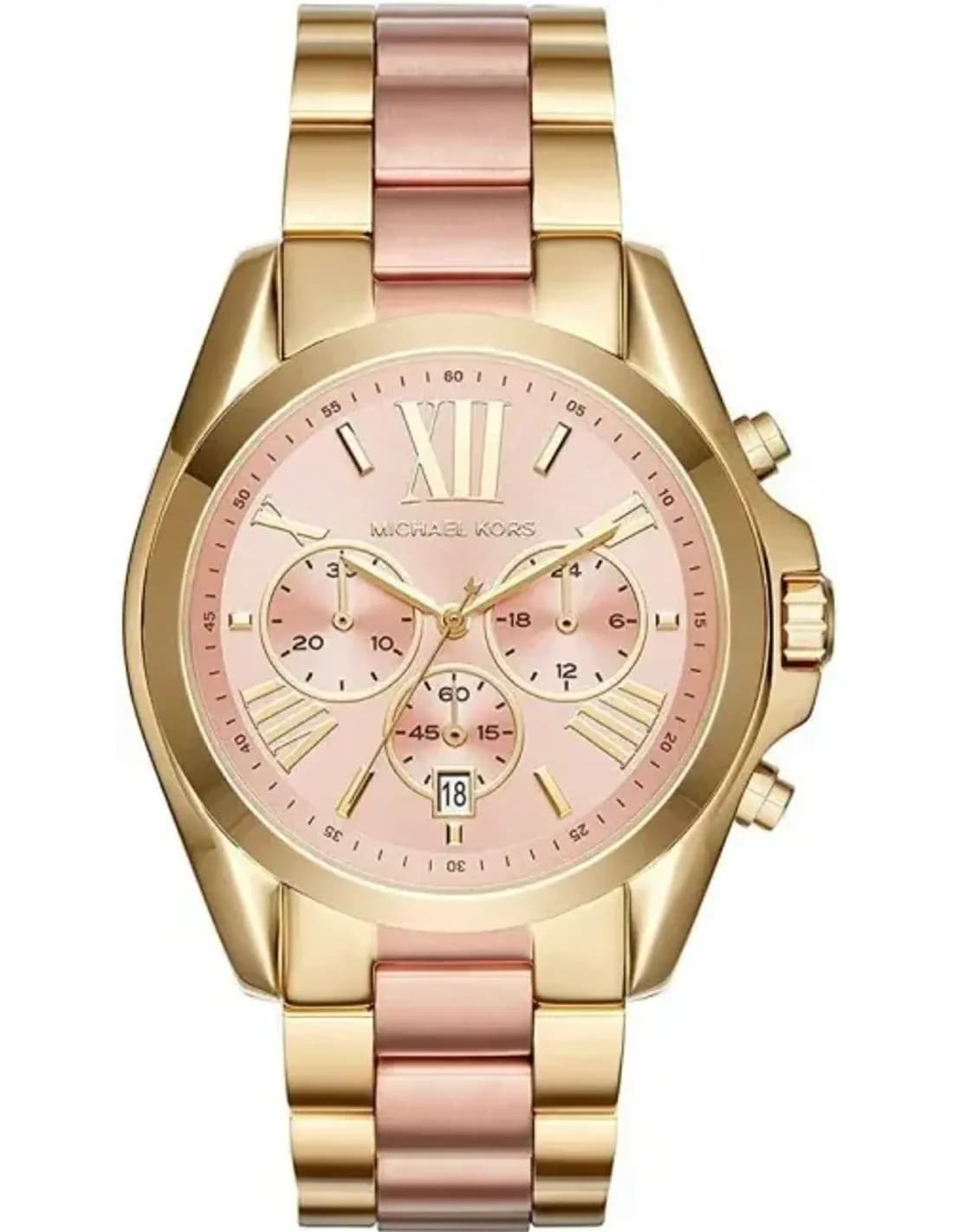 Montre Michael Kors MK3559 chiffres romains bracelet acier argenté