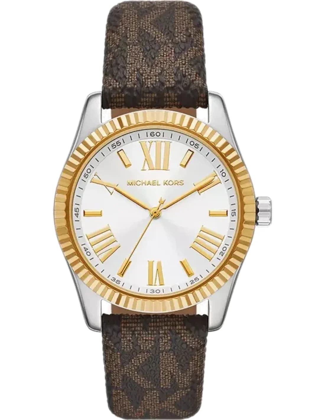 Montre Femme Michael Kors MK4745 Lexington - Cadran Nacré & Bracelet Acier Bicolore