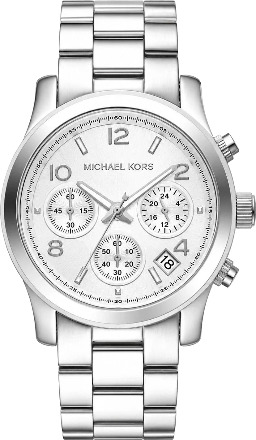 Montre Michael Kors Runway MK5076 argentée - Unisexe