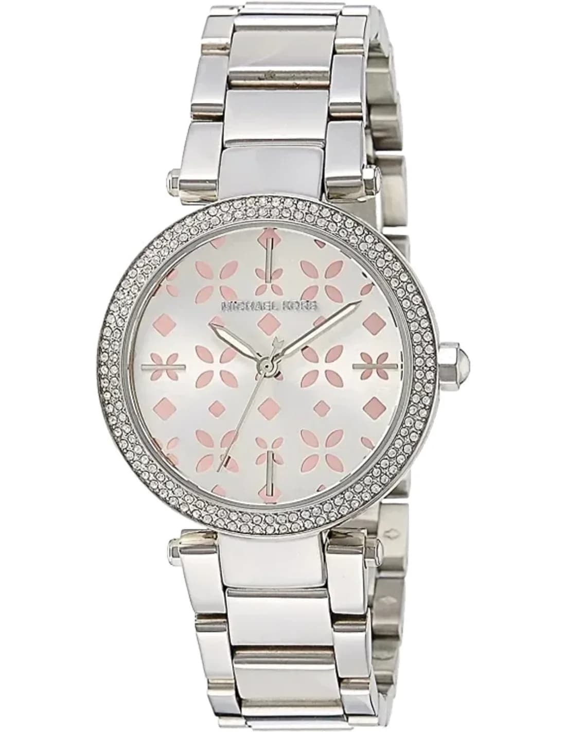 Montre Femme Michael Kors MK6483 Parker - Acier Bicolore Argent et Cristaux
