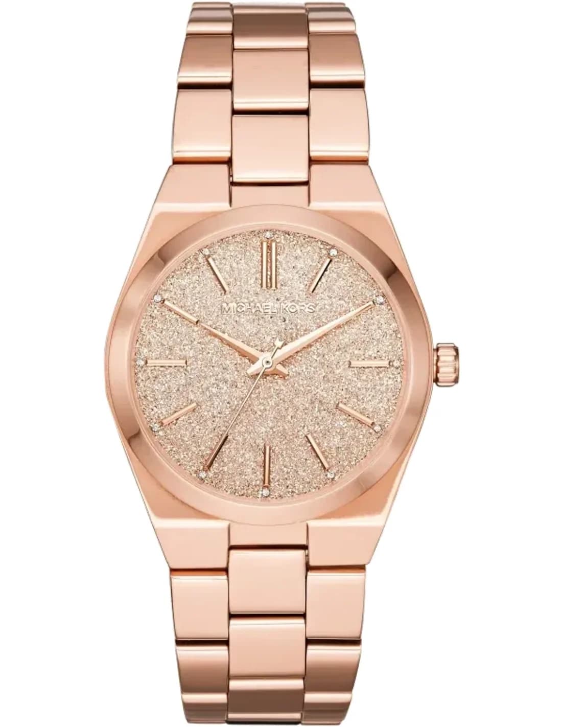 Montre Femme Michael Kors MK6624 Channing - Cadran Cristaux sur Acier Or Rose