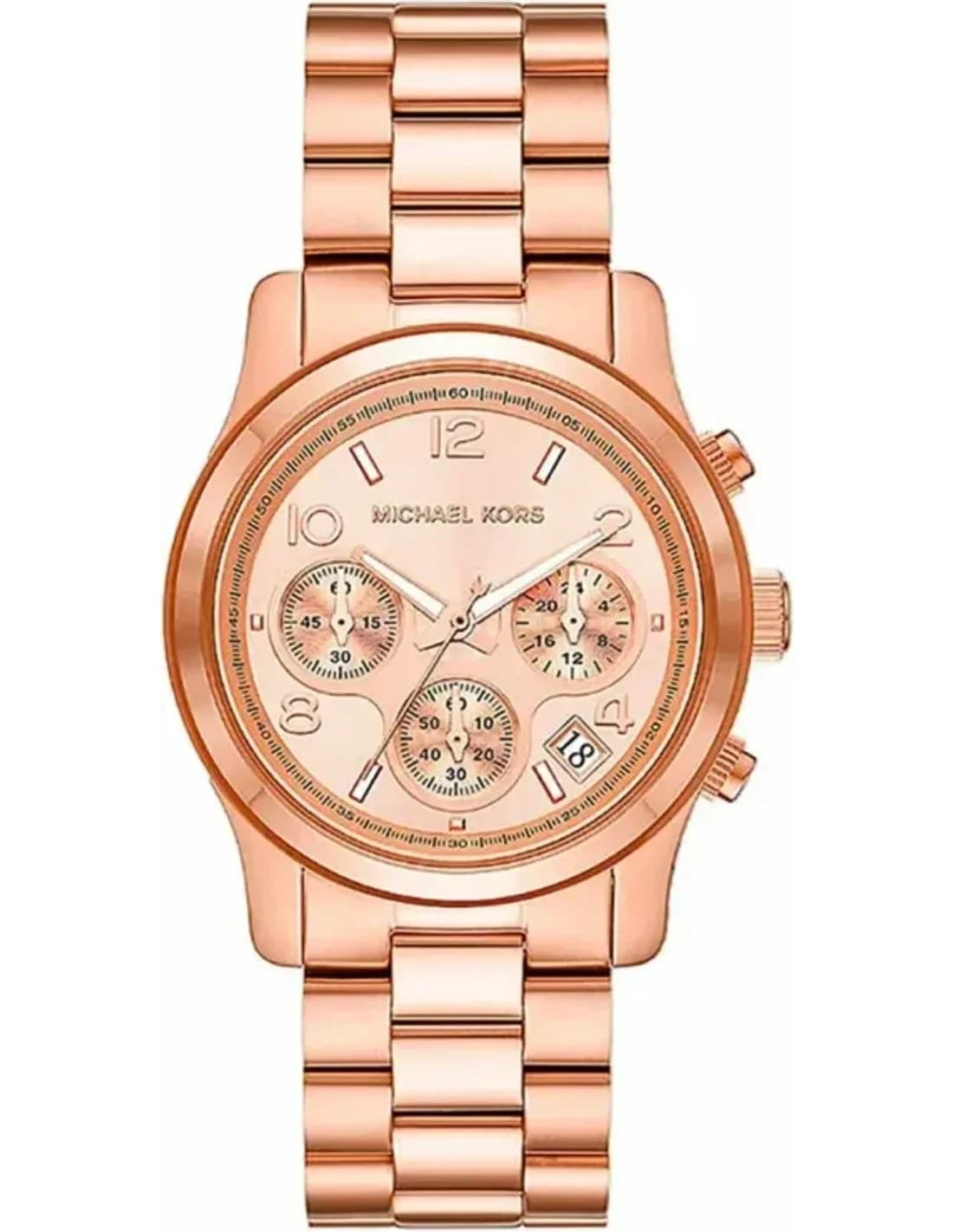 Montre Michael Kors MK7052 Homme - Cadran noir, boîtier acier argenté