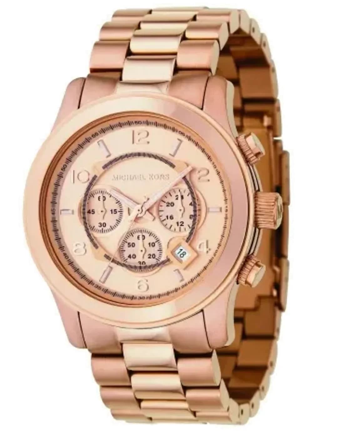 Montre Michael Kors MK8096 Chronographe Unisexe en Acier Or Rose
