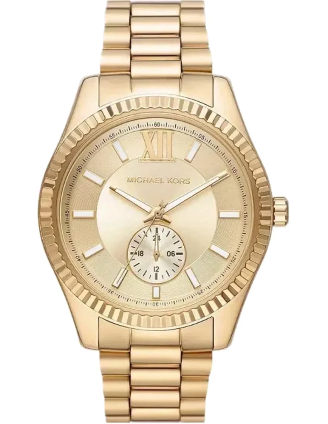 Montre homme Michael Kors Lexington MK8947 bracelet en acier inoxydable doré
