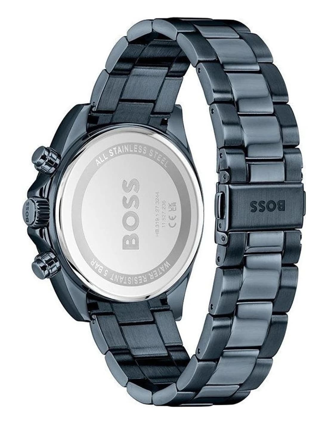 Zoom sur le cadran bleu du Hugo Boss 1514270
